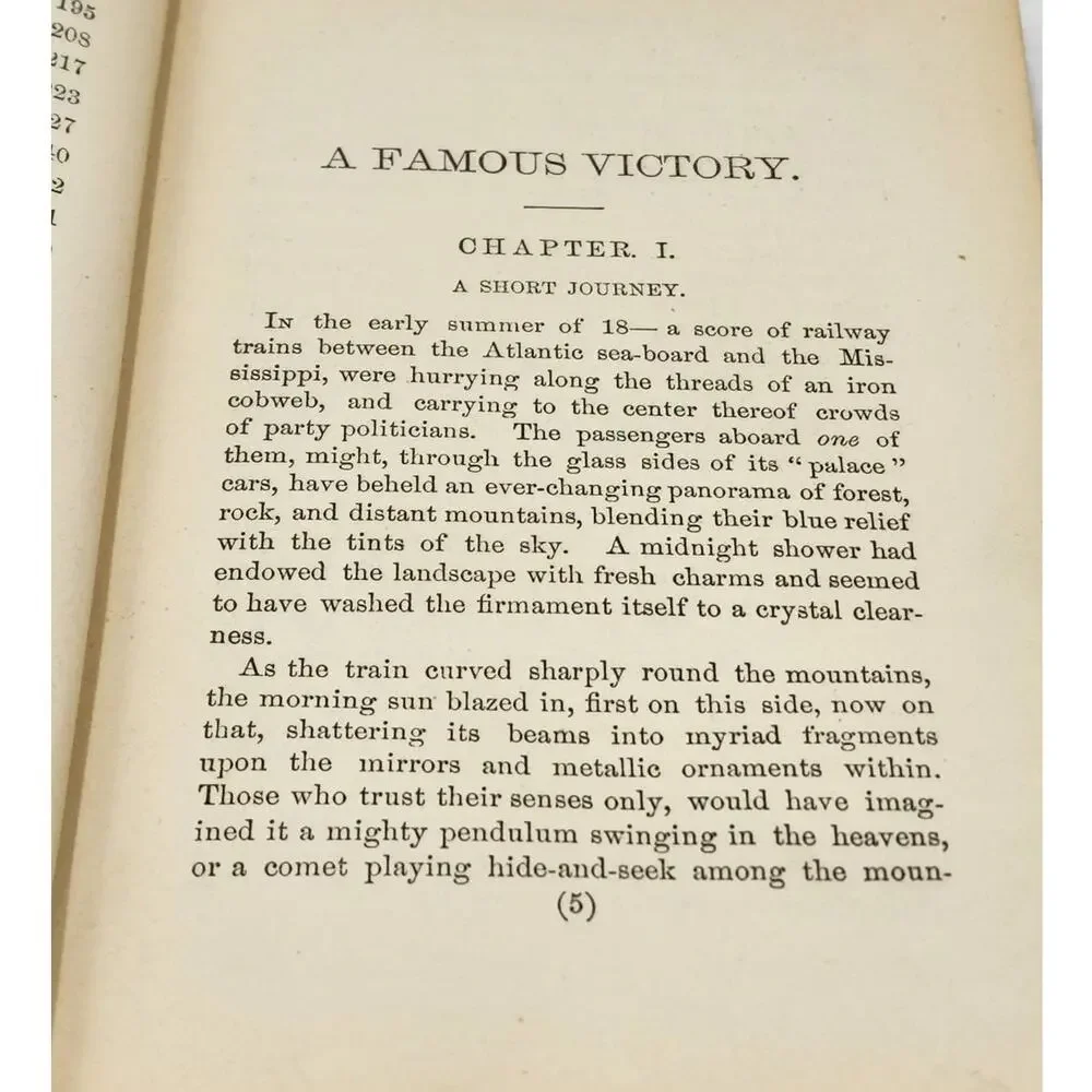 Famous Victory Brewster For President By Holden Edward Goodman Antiquarian 1880